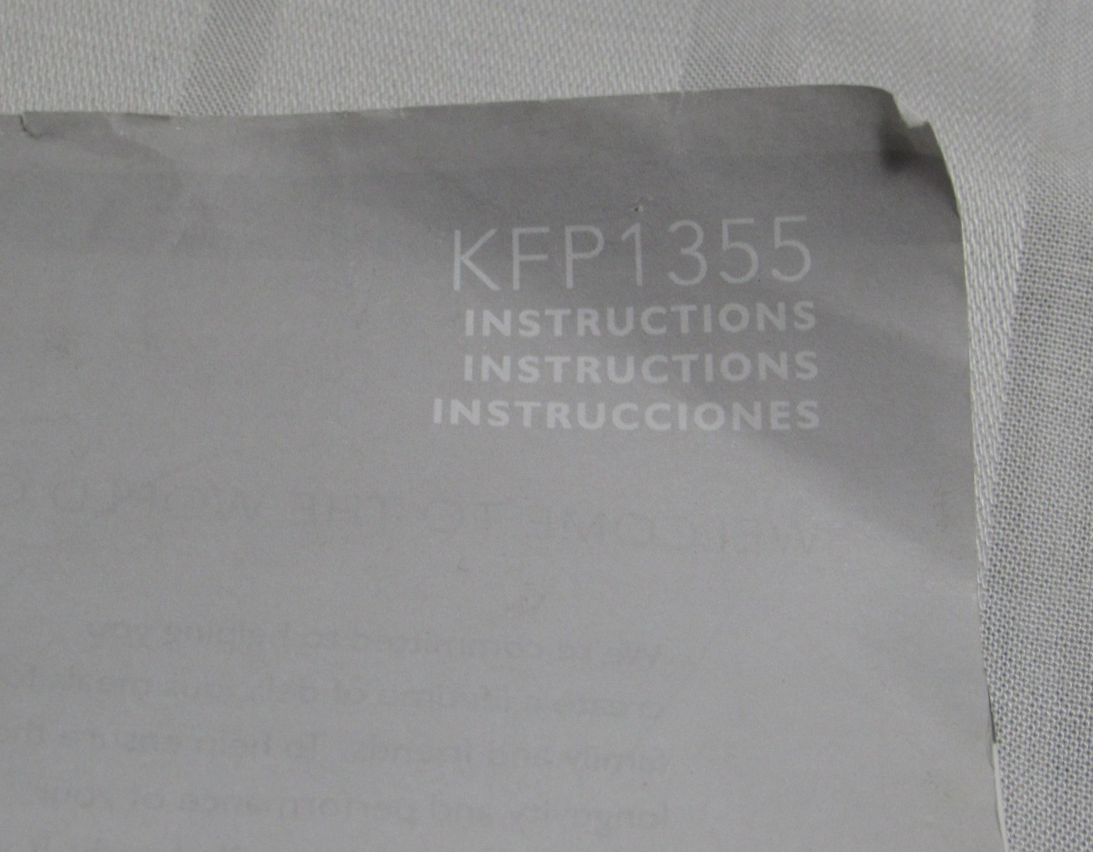 KitchenAid Dicing Blade KFP1355 13 Cup Food Processor Replacement Part