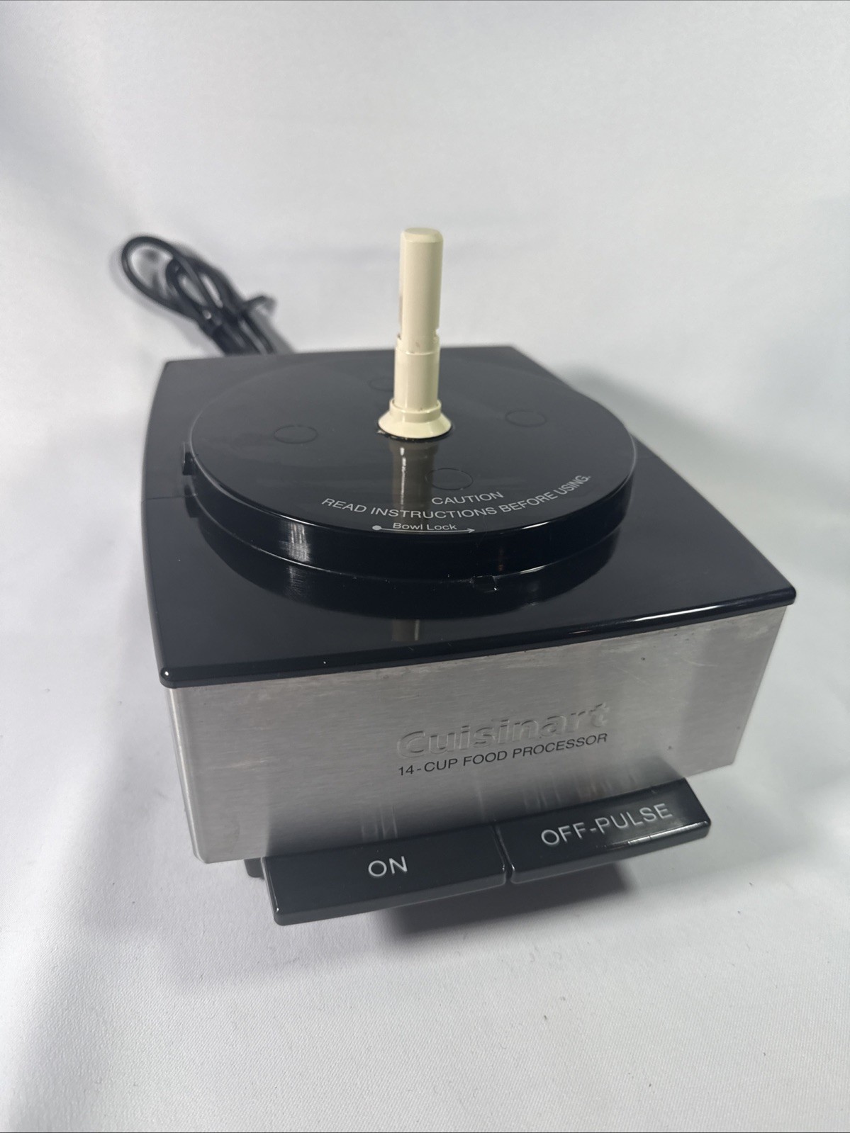 Cuisinart 14-Cup Food Processor DFP 14BCN BASE MOTOR Only Black Stainless Steel