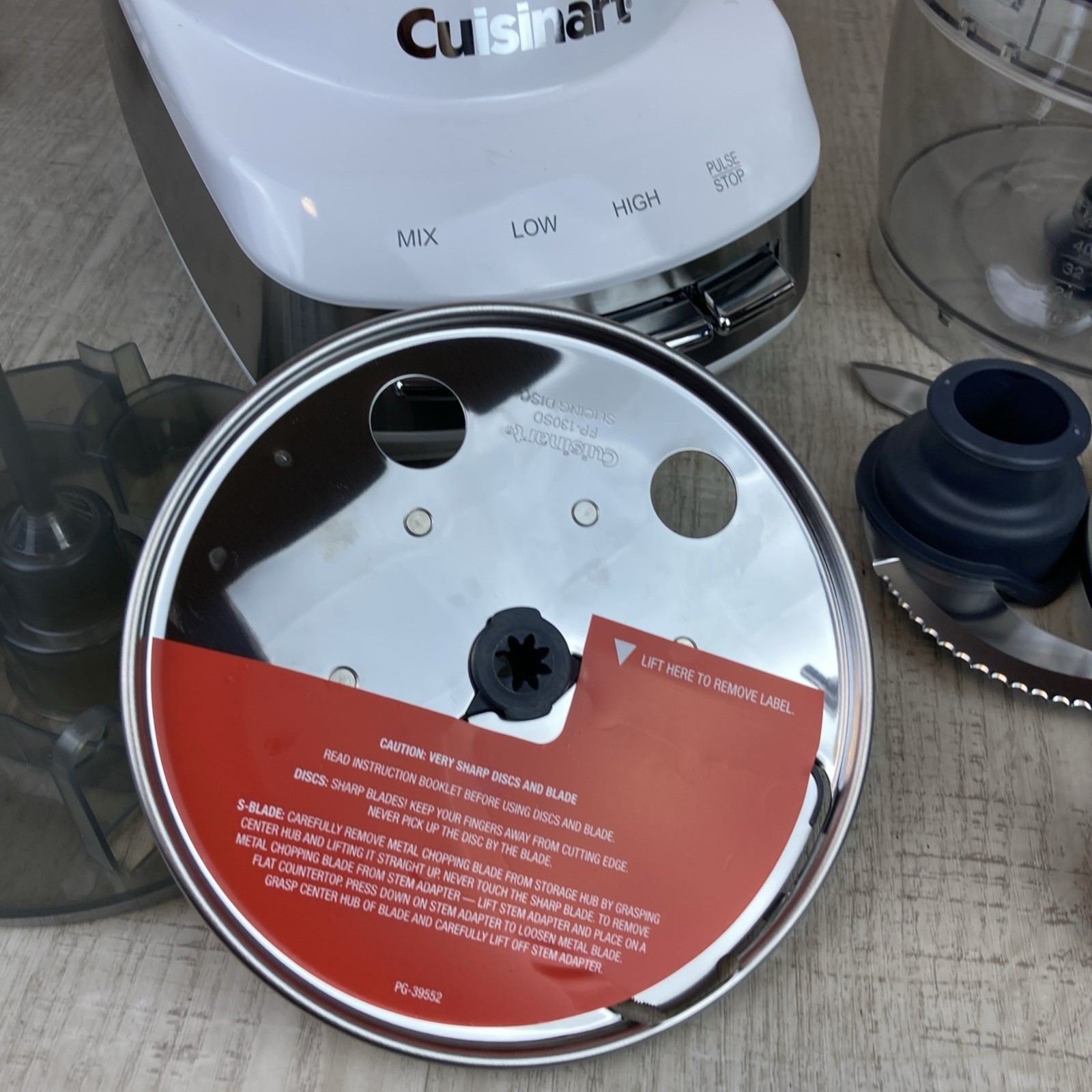 Cuisinart FP-130 Core Custom 13-Cup Food Processor, White brand new