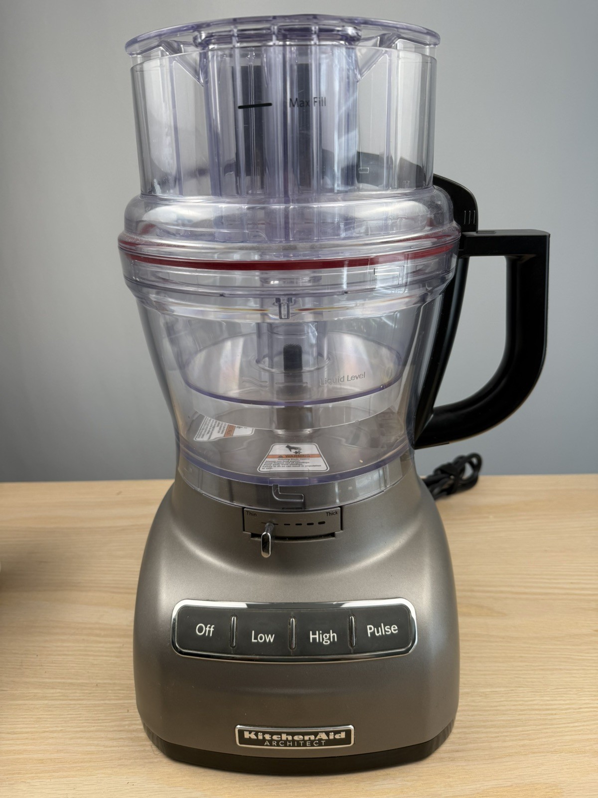 KitchenAid Architect KFP1344ACS0 13-Cup Food Processor Complete Tested