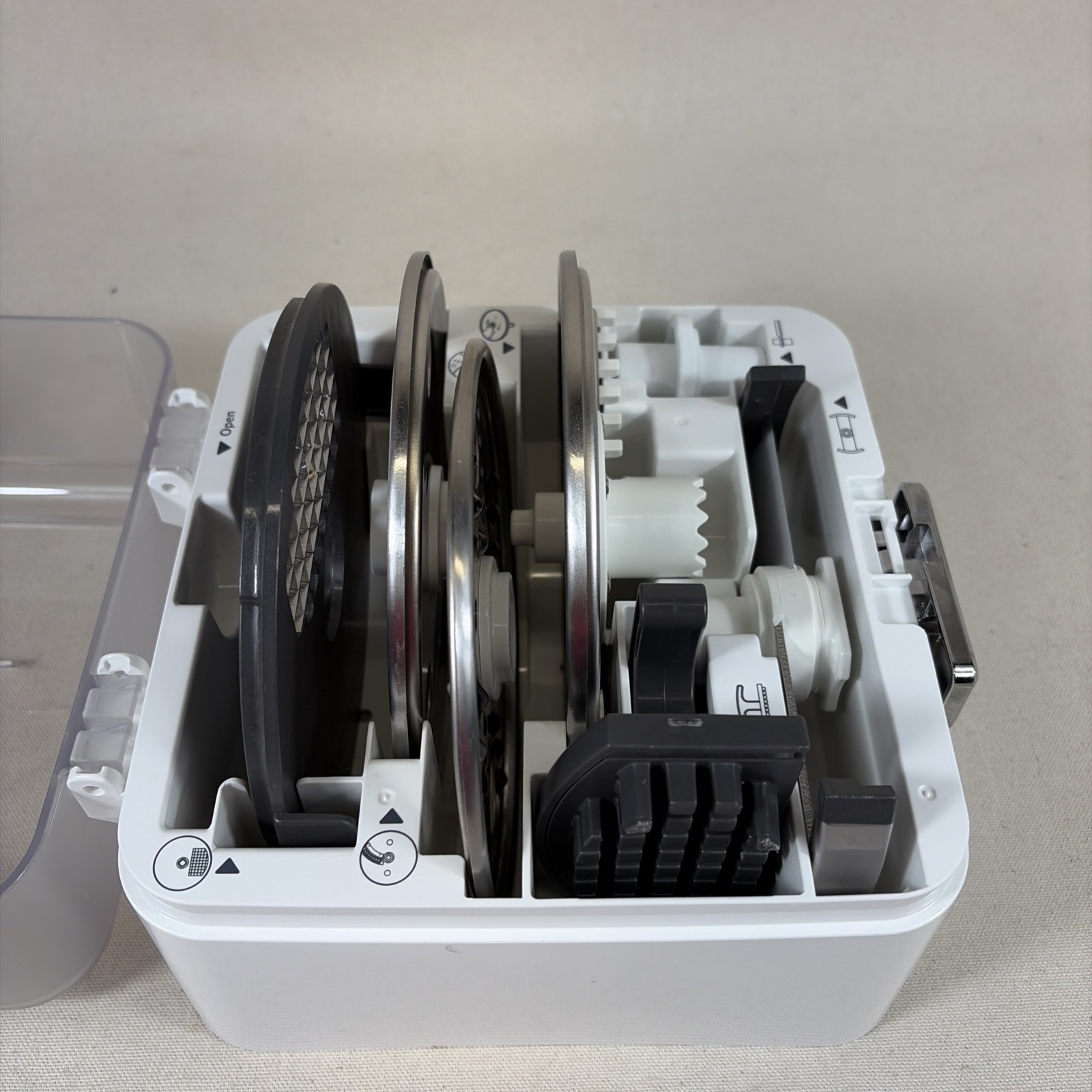 KitchenAid Mixer Disk Set 526840 Food Processor Attachment Kit 7 Piece Set