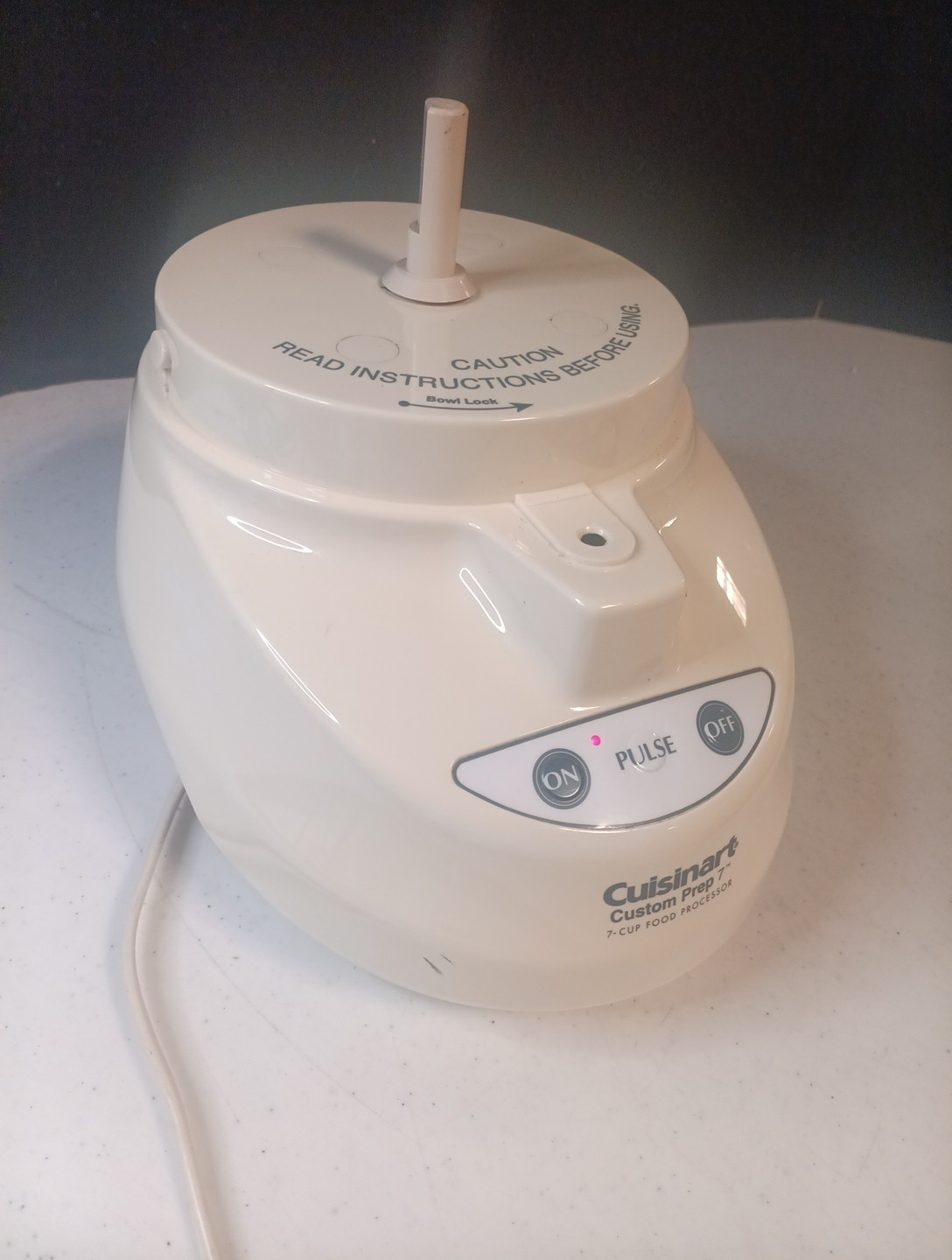 Cuisinart Custom 7 Food Processor EV-7SA Motor Base Unit TESTED Quiet. Fast Ship