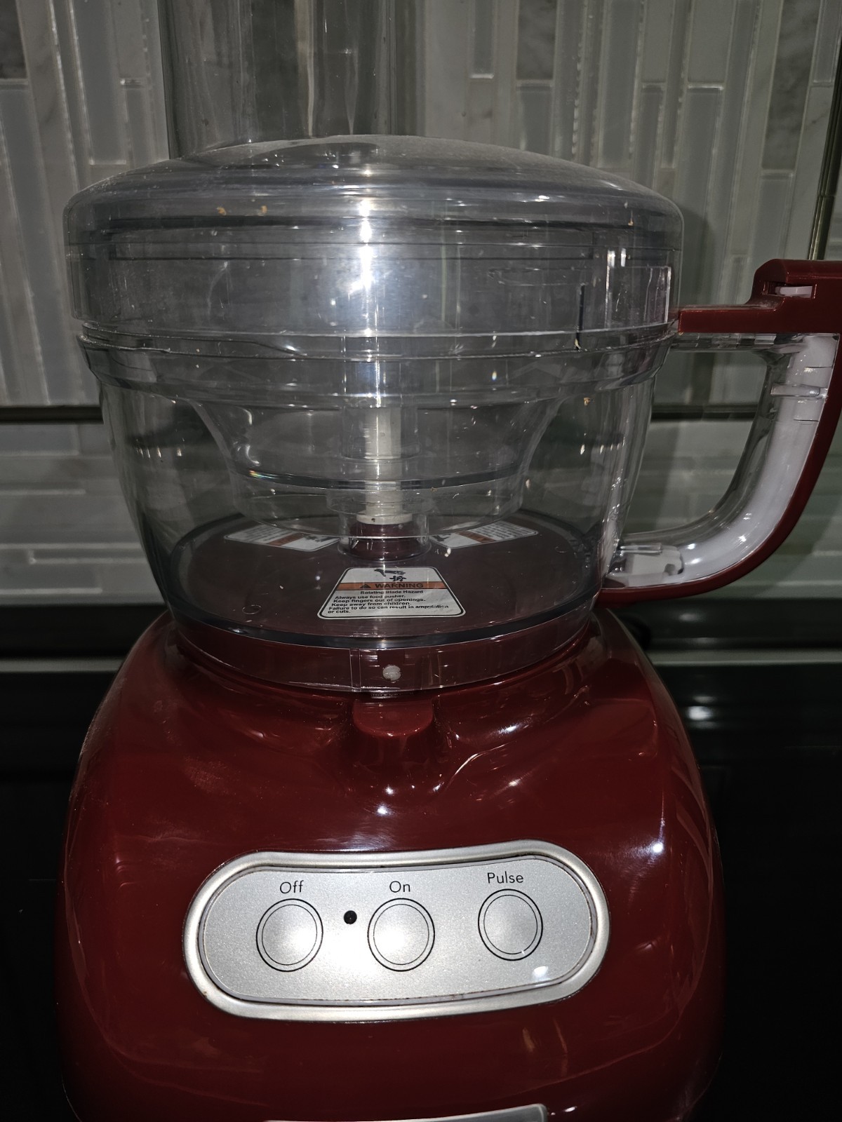 Kitchenaid 9 Cup Food Processor KFP740QGC1 XTRA Attachments + Juicer Top