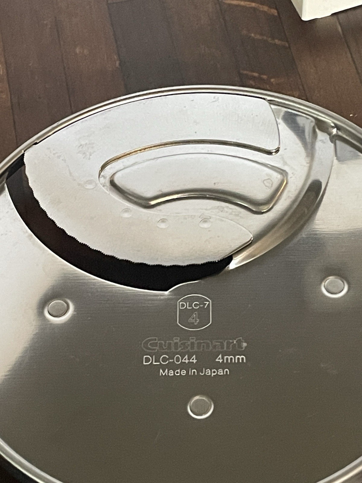 Lot Of 5 Cuisinart DLC-7 Disc Food Processor Blades & Holder Slice Shred