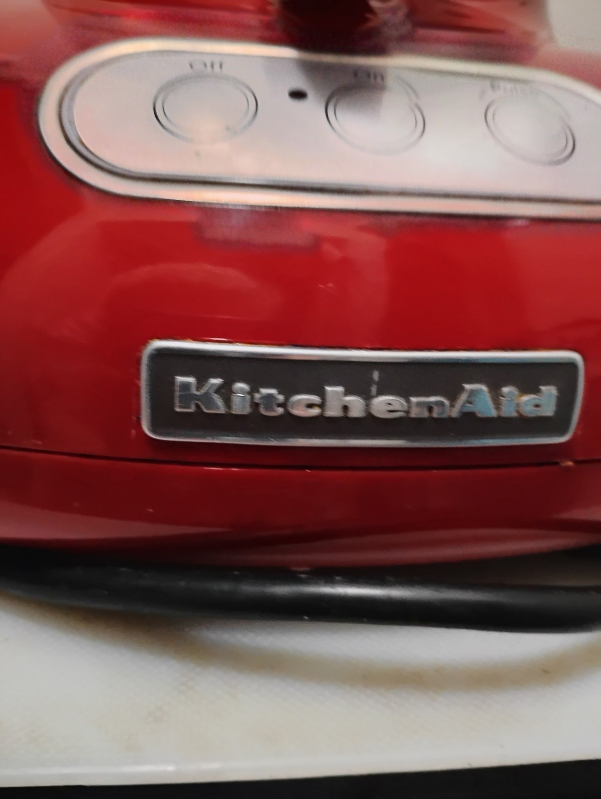Kitchenaid 13-Cup Food Processor w/ Blades, Bowl and Slicing Discs XLNT RED grip