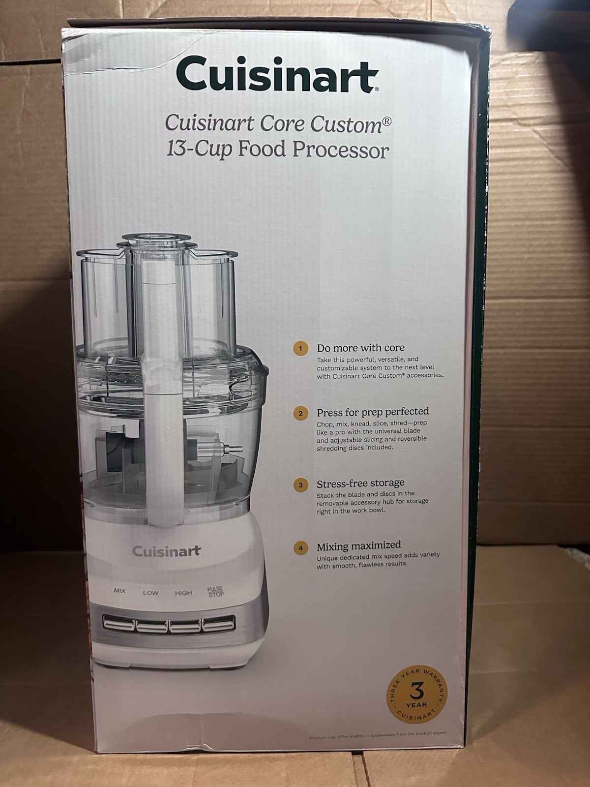 Cuisinart FP-130 Core Custom 13-Cup Food Processor, White, 🎁Great Price🎁