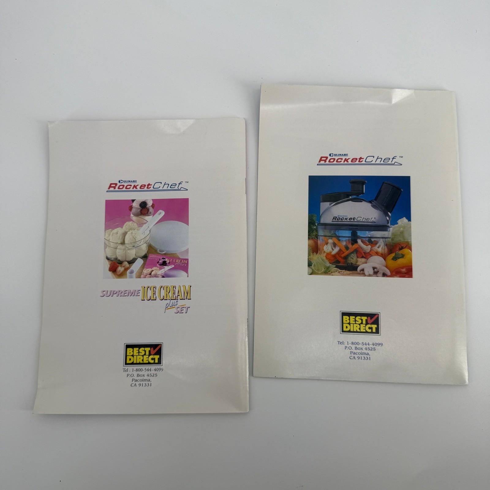 Culinare RocketChef Food Processor + Supreme Ice Cream Plus Set NEW Complete