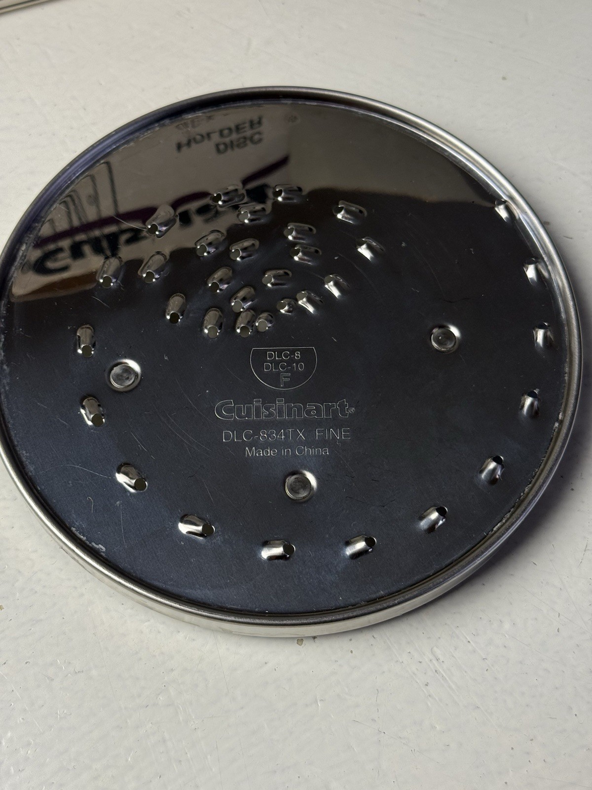 Cuisinart Vintage Disc Holder DLC-077 With 6 Blades DLC-X DLC-7 DLC-8 & DLC-10