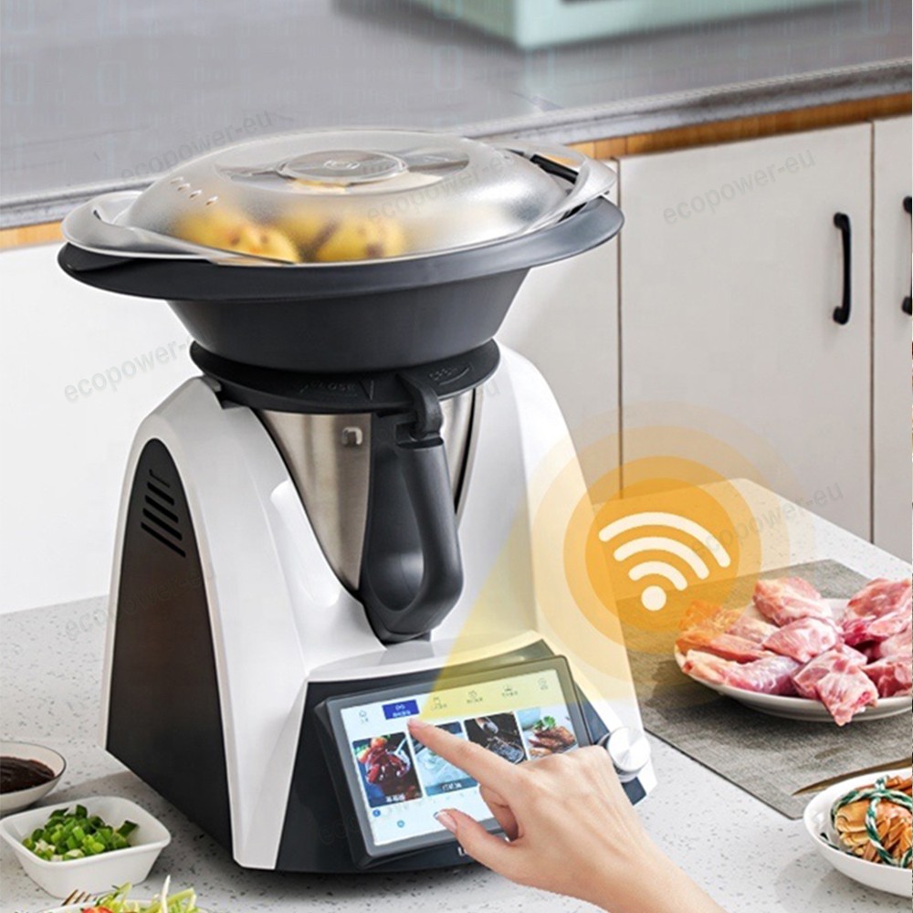 1500W Multifunction Intelligent Automatic Stir Fry Pot Kitchen Robot Cooking UK