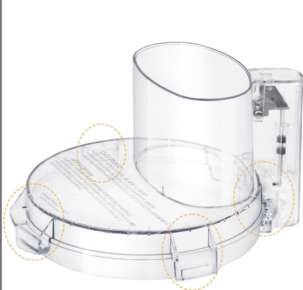 DFP-14NWBCT1 ReplacementFood Processor Bowl Cover, Compatible -Cuisinart Tritan