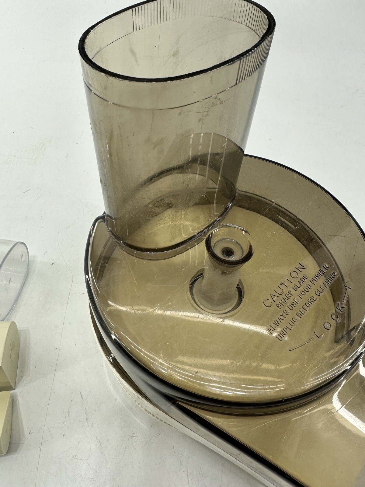 Oster Regency Kitchen Center Food Processor Base Chute Lid Pusher Salad Shooter