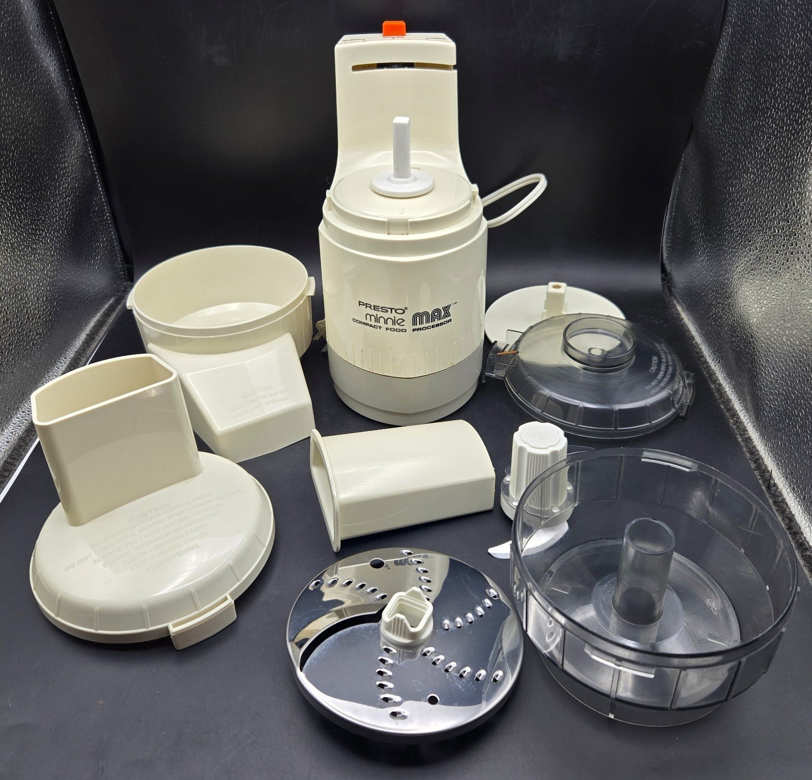 Vtg Presto Minnie Max Compact Food Processor 0290002 Shred Slice Chopper ~ Video