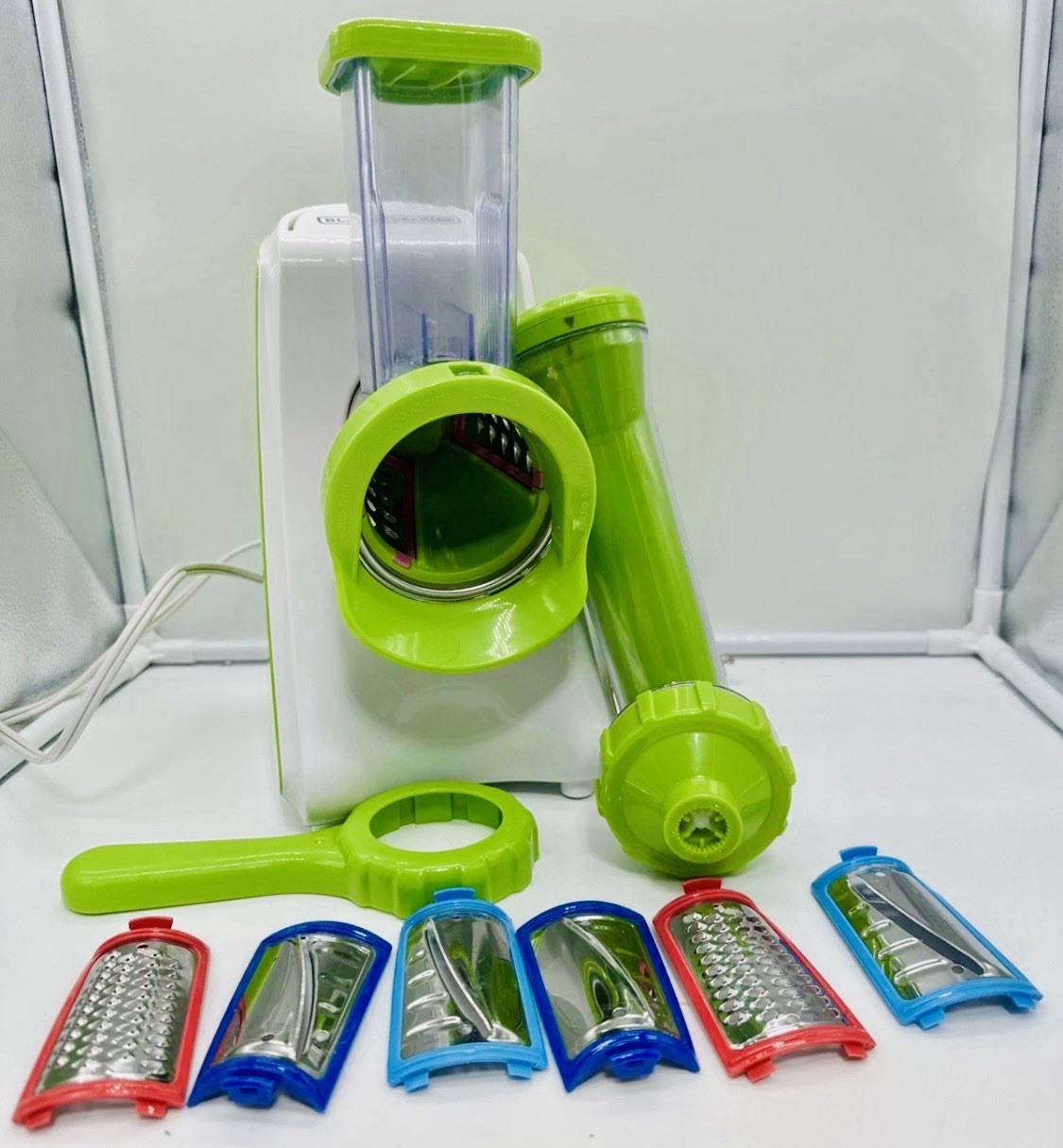 Black And Decker Lean Green Prep Machine Food Processor With Frozen Dessert Atch
