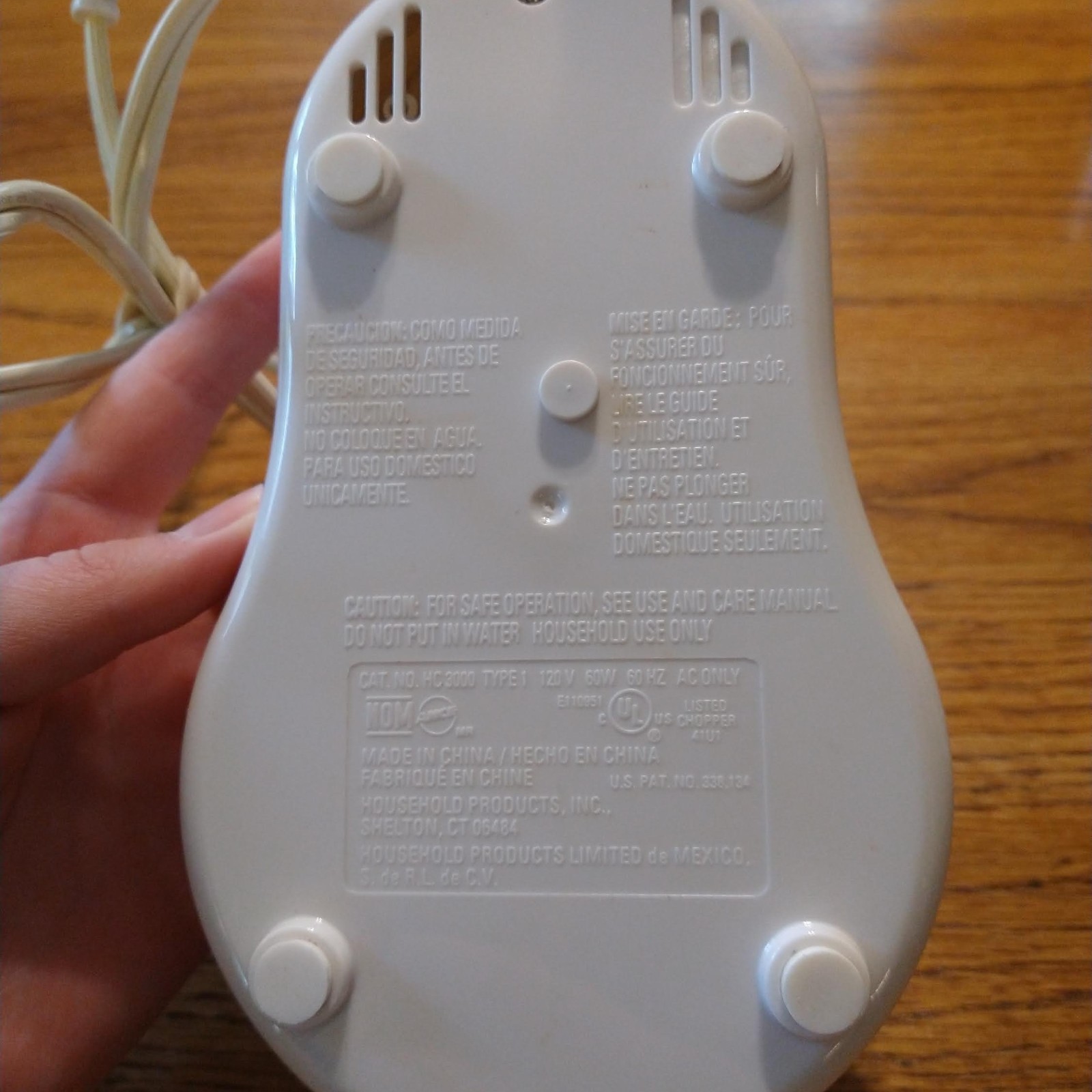 Black & Decker Handy Chopper Plus HC3000 Chopper Part Tested Works