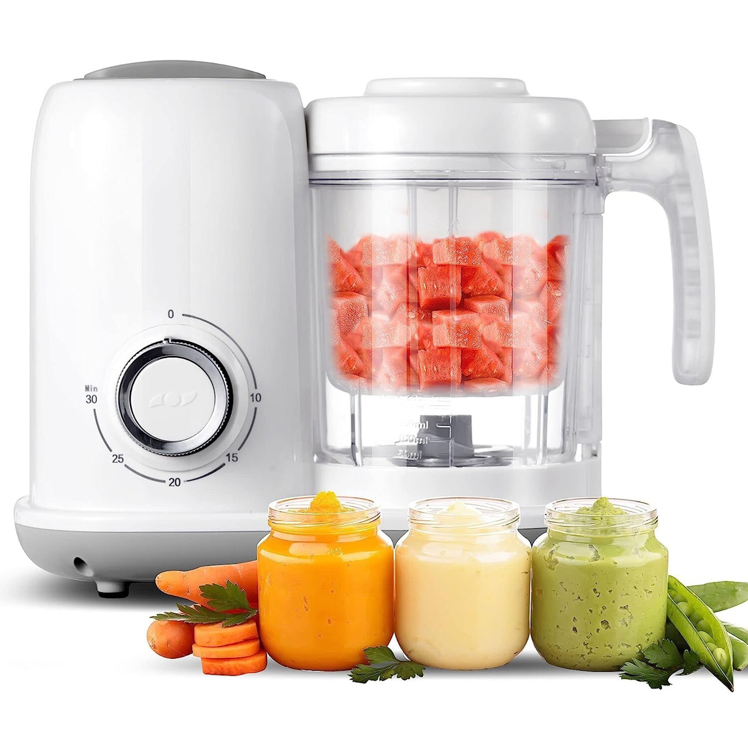 5 in 1 Multifunctional Food Processor 600W Kitchen Food Chopper Blender 10 Cups
