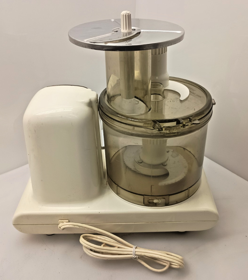 Vintage Toshiba TFP-800 Food Processor Working Japan Complete Retro 1980s
