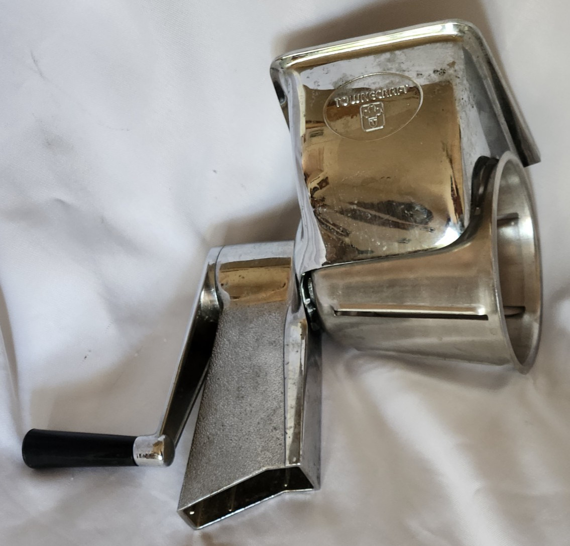 Townecraft Stainless Metal Food Grinder Shredder Processor GRINDER ONLY NO BASE