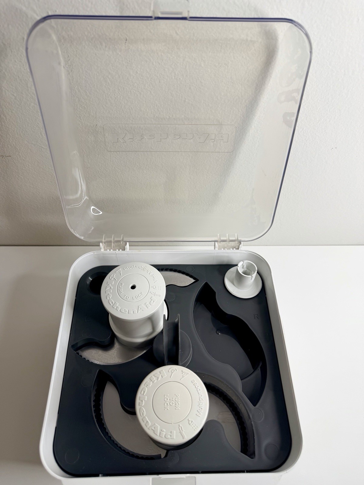 KitchenAid Food Processor Attachments Blades & Storage Box for KFP1333 KFP1344