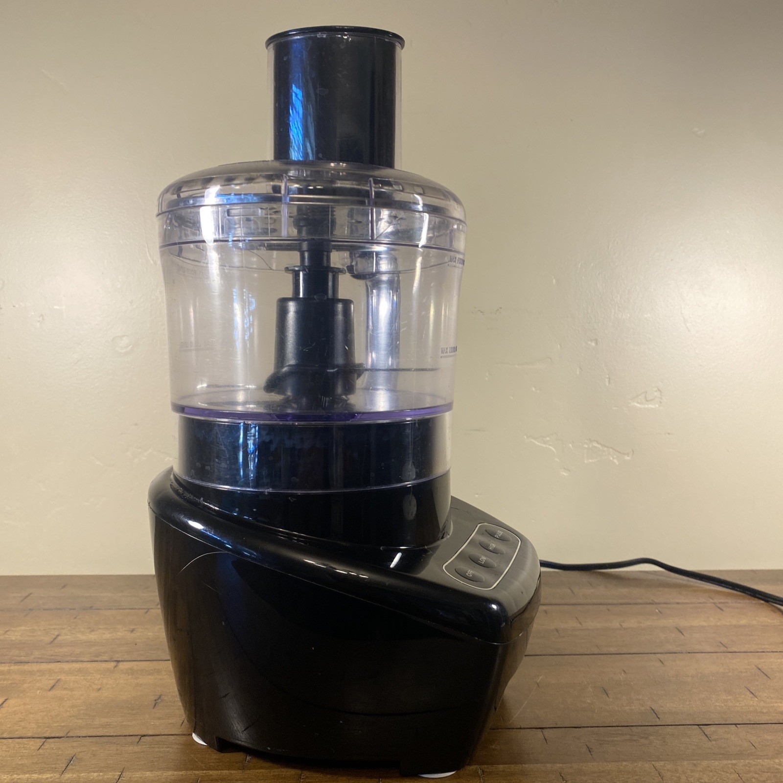 BLACK+DECKER Easy Assembly 8-Cup Food Processor, 850W, 2 Speeds + Pulse, Chop