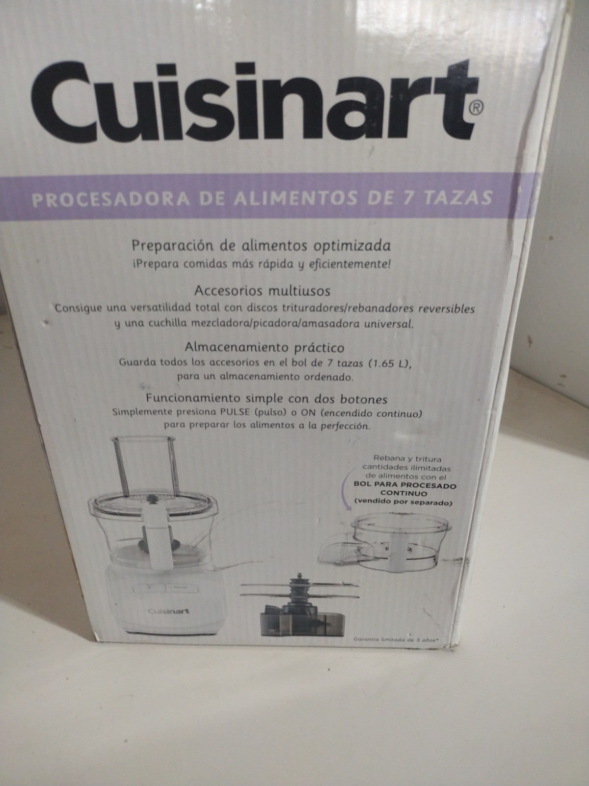 Cuisinart 7-Cup Food Processor FP-7 ~ Brand New