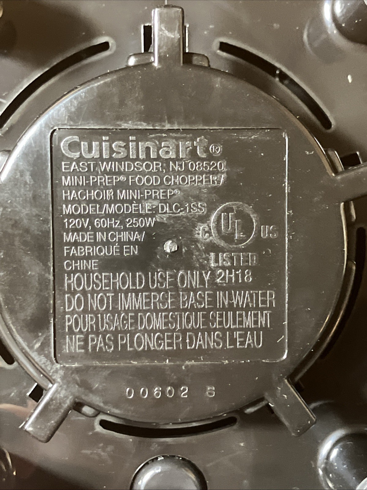 Cuisinart Mini-Prep 2.6-Cup Food Processor Black/Stainless DLC-1SS Tested Works