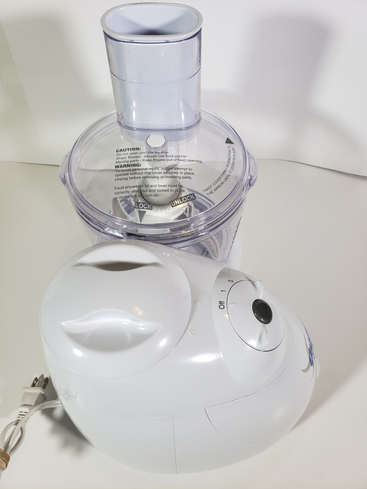 Food Processor Euro-Pro X Quad Blade EP91 800watts, Like Cuisinart KitchenAid