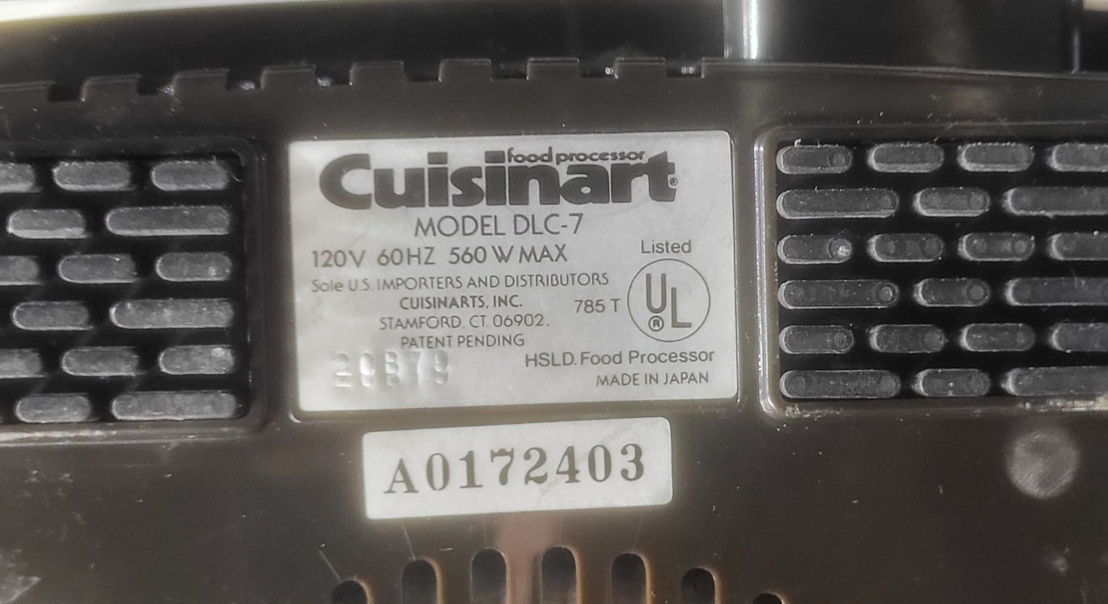 Cuisinart DLC-7 Food Processor W/ Blades & Wall Mount Bundle