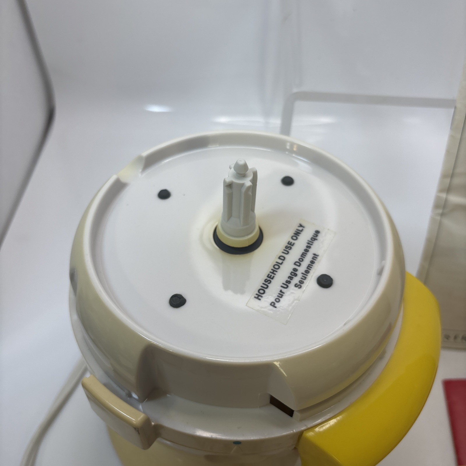Ultimate Chopper Model CH-1 600W Food Processor 600 Watts Yellow Manual Book