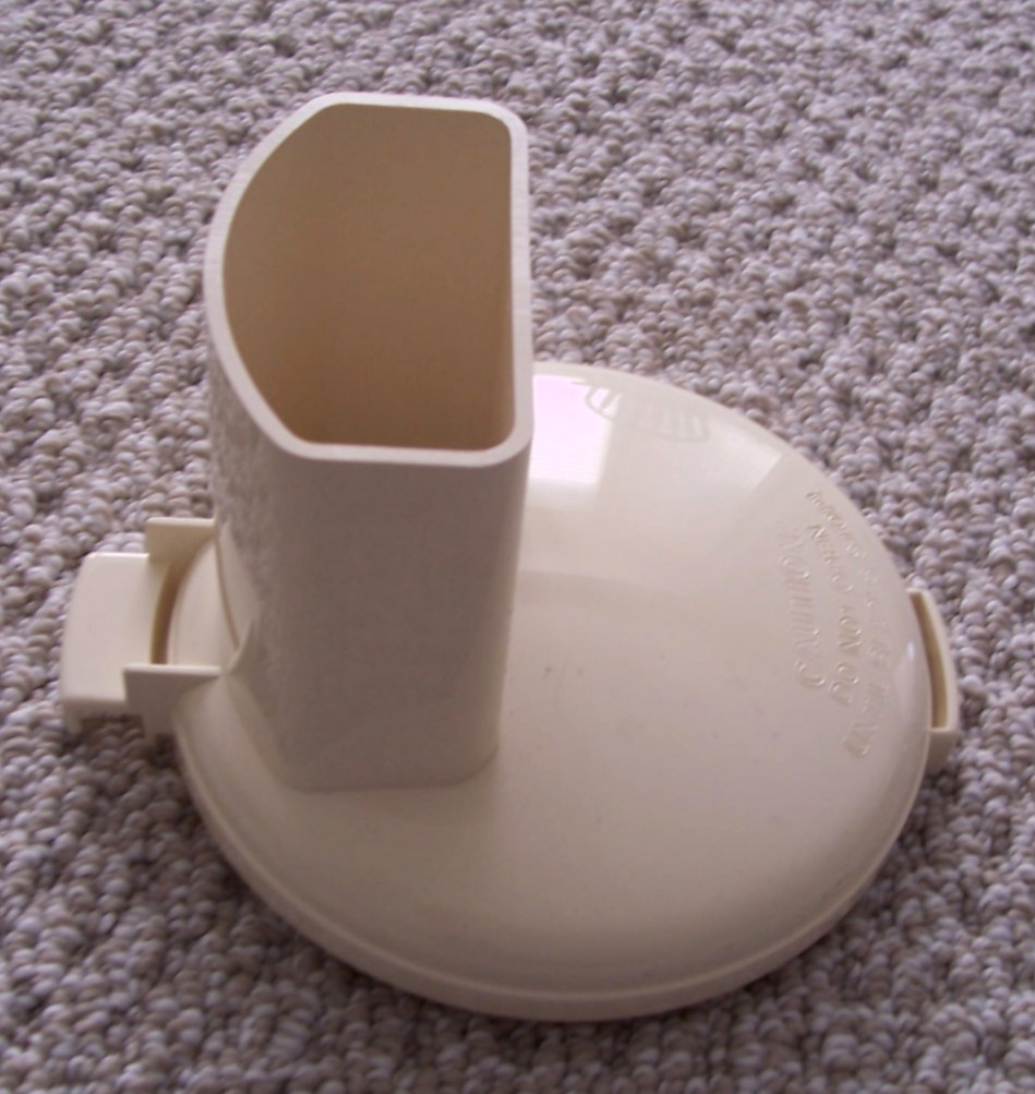 Sunbeam Oskar Model 14081 Food Processor Replacement Part Feed Tube/Cover