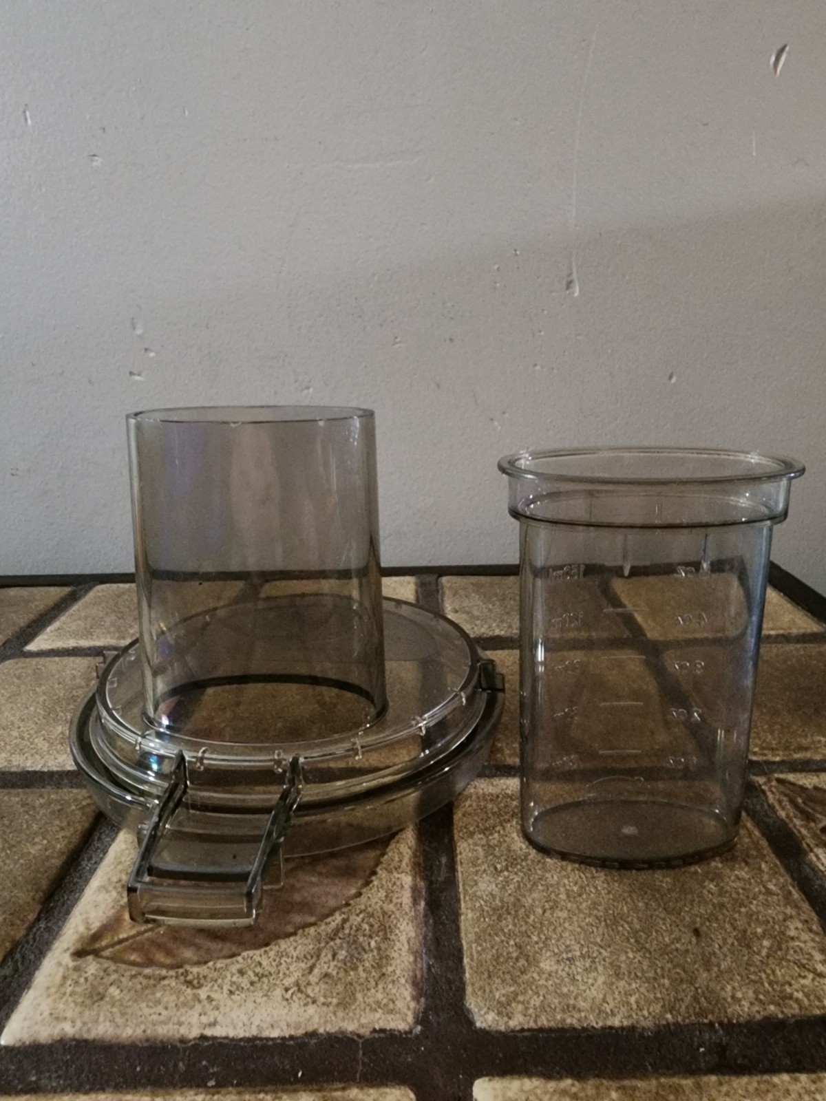 Sunbeam Mixmaster Food Processor Le Chef 14-11 Feed Tube Lid Cover and Pusher