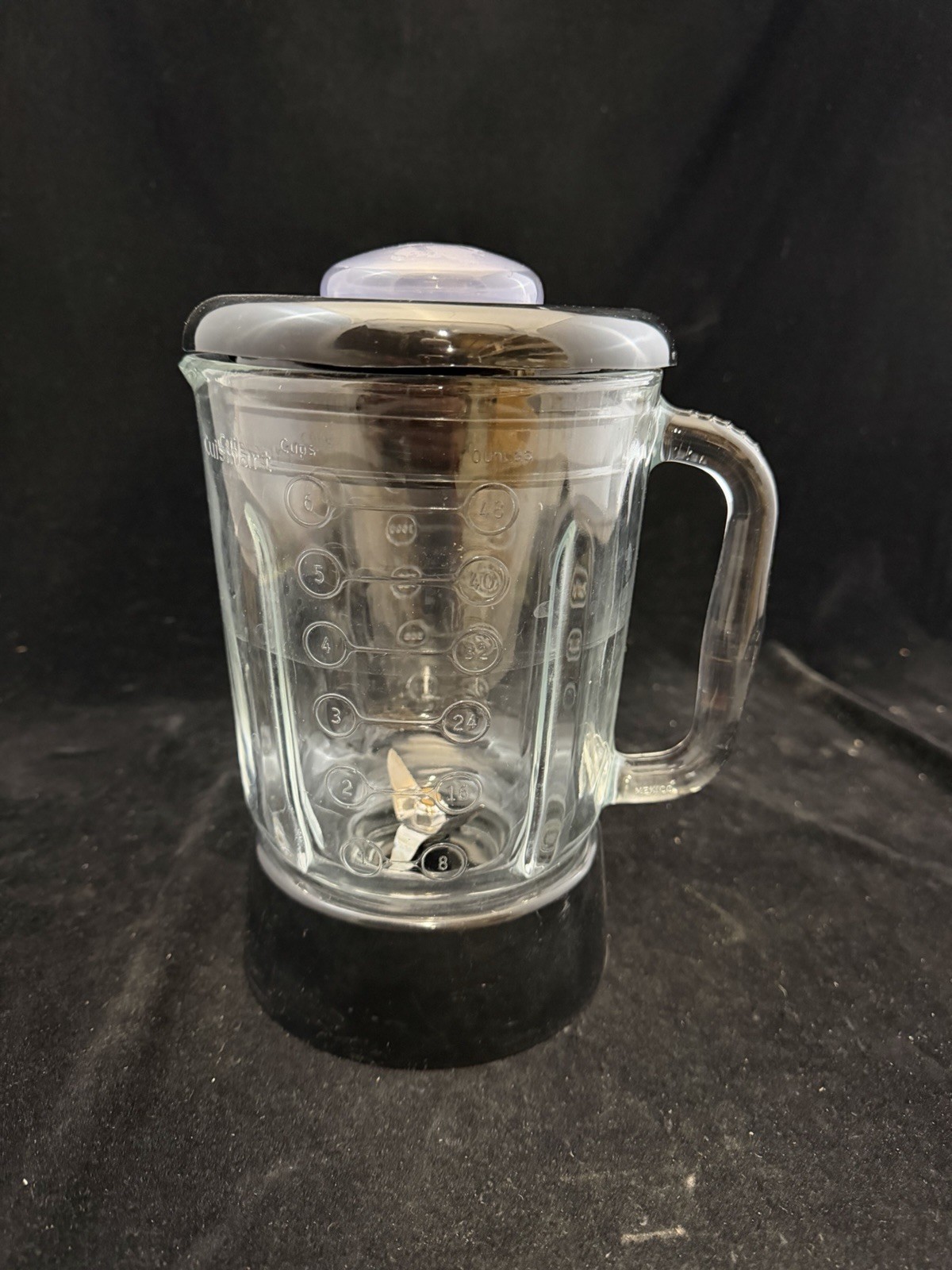 Cuisinart Smart Power Duet Processor Blender Glass Pitcher 48oz BFP-703CH Black