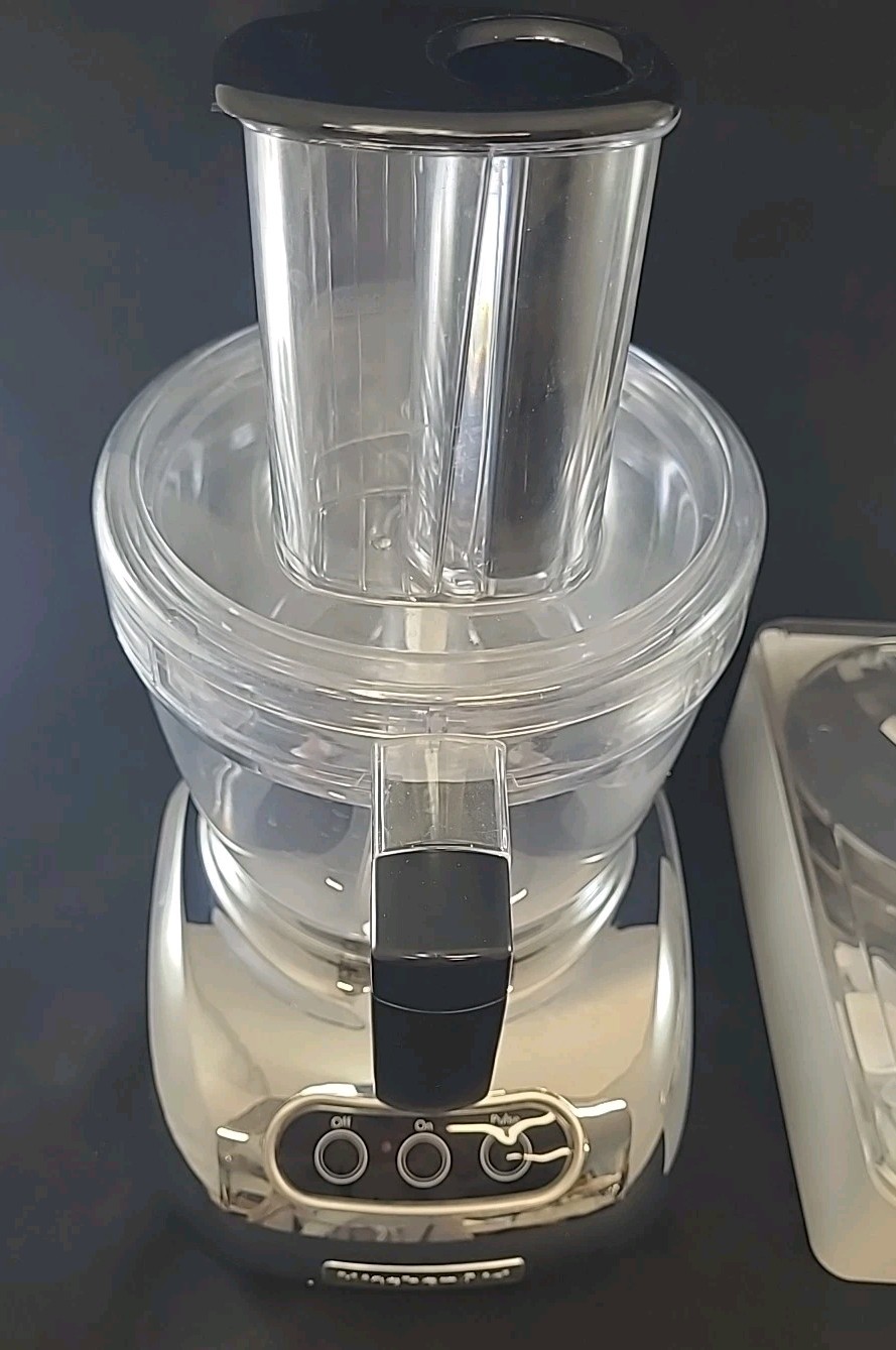 KitchenAid Food Processor Chrome KFP750CRO w/ Accessories – Complete Set