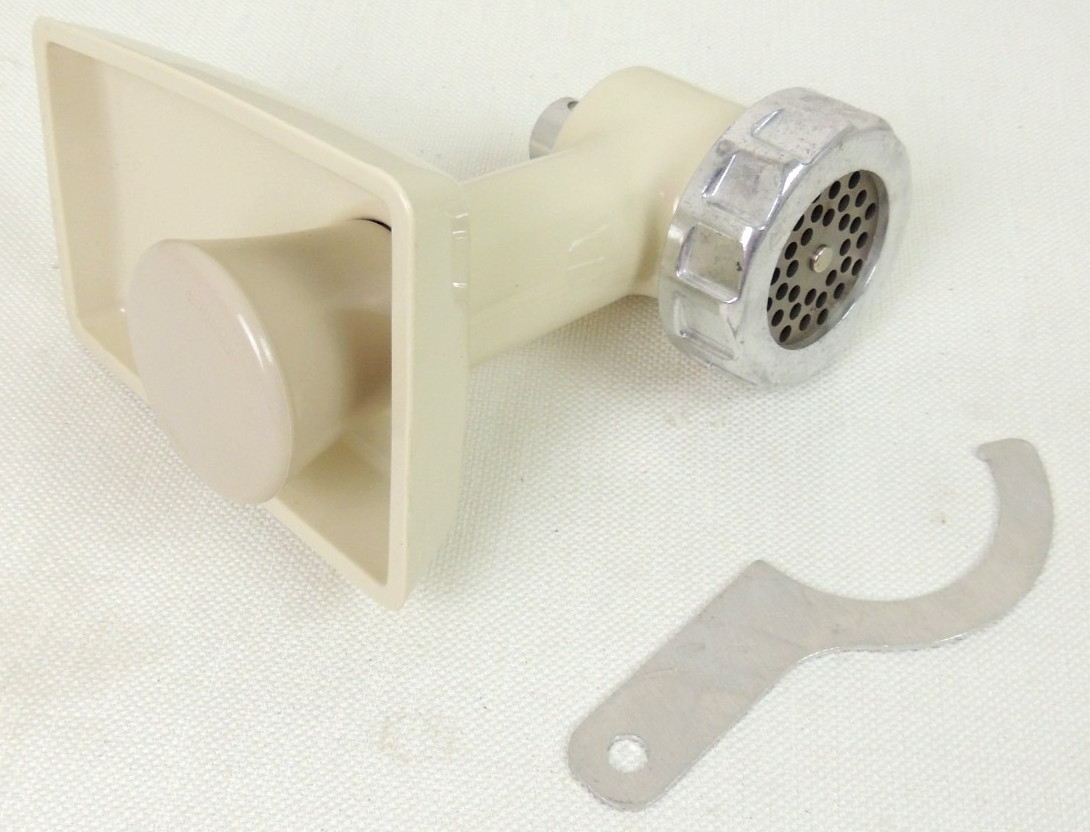 Vintage Oster Regency Kitchen Center Meat Grinder Attachment Parts Tested