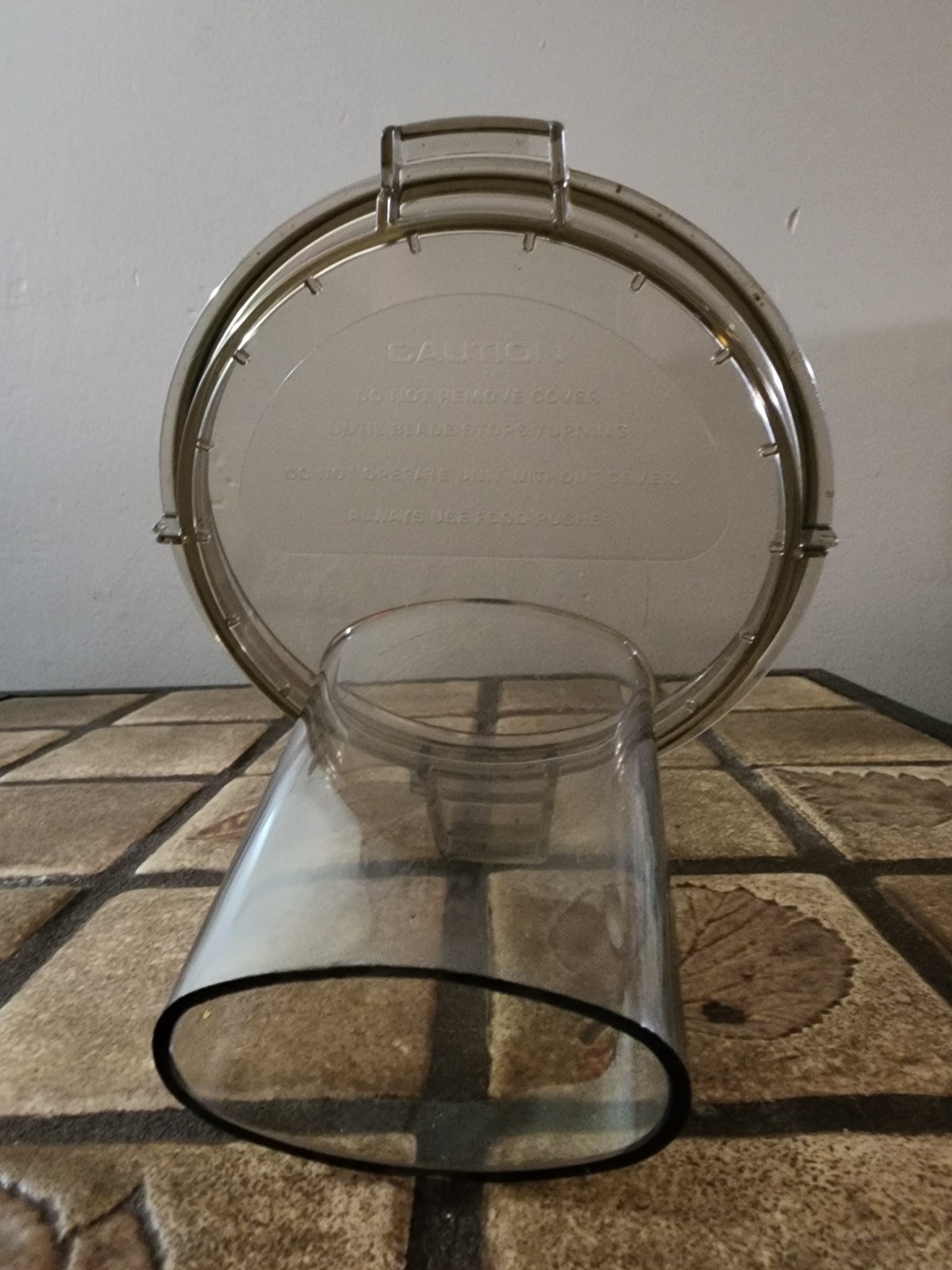Sunbeam Mixmaster Food Processor Le Chef 14-11 Feed Tube Lid Cover and Pusher