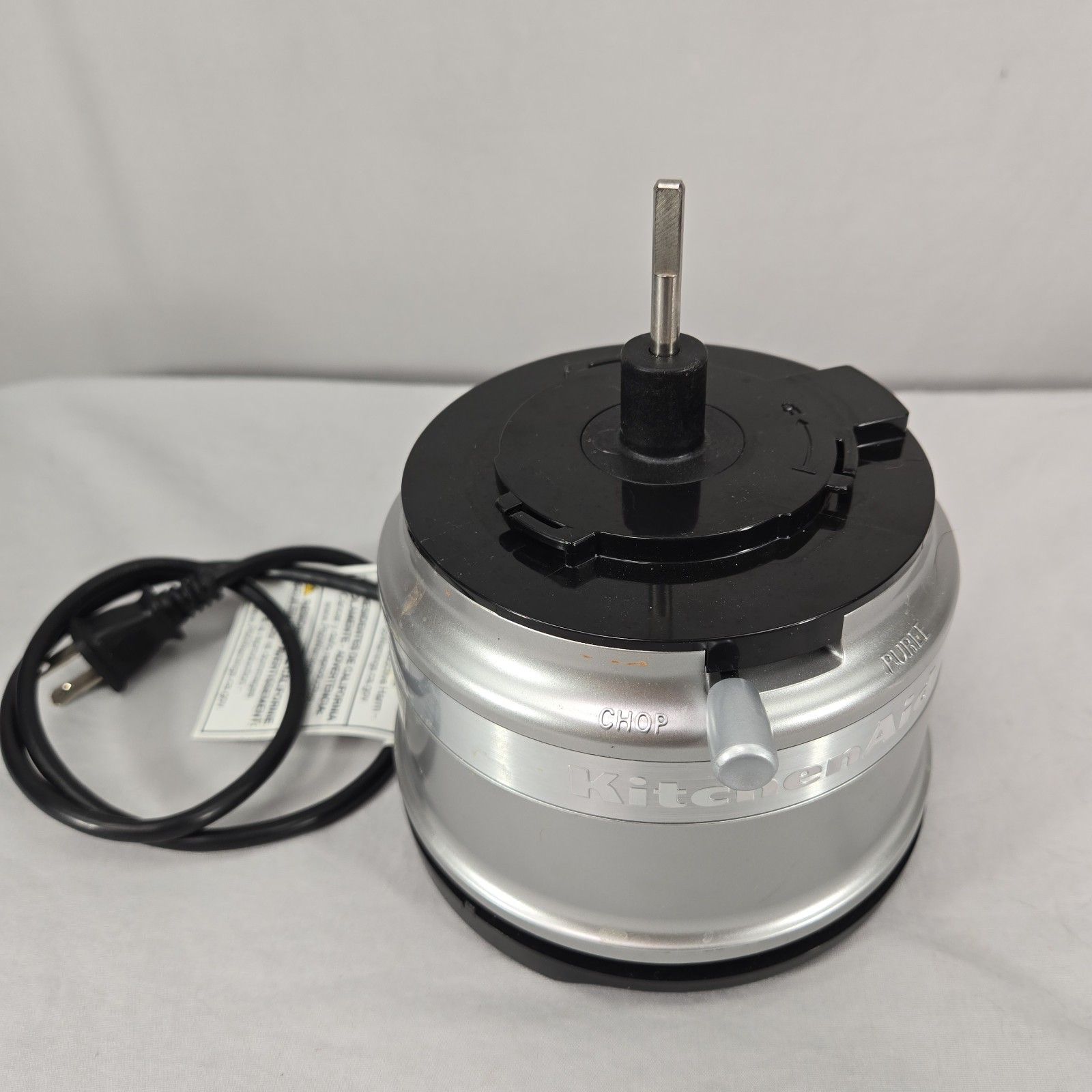 KitchenAid Mini Food Processor 5 Cups Silver Motor Base ONLY Chop KFC0516