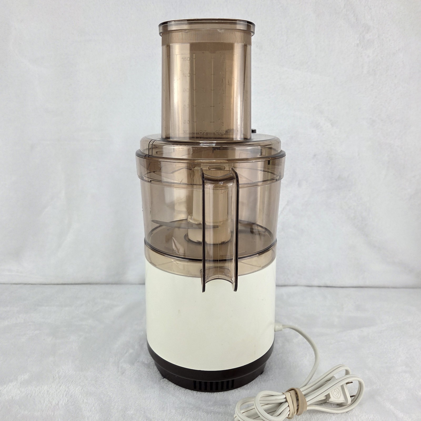 Vintage Regal La Machine I Model V813 Food Processor Tested w Slicer Disc