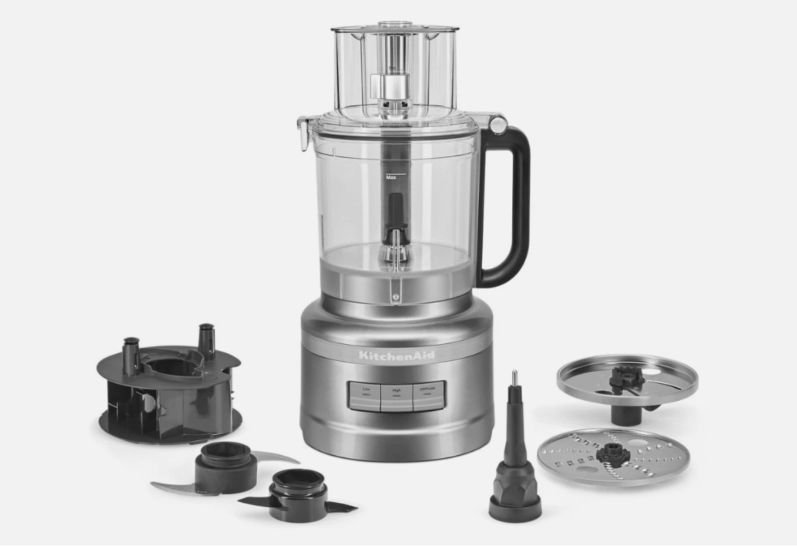 KitchenAid 13-Cup Food Processor with Dicing Kit – Contour Silver