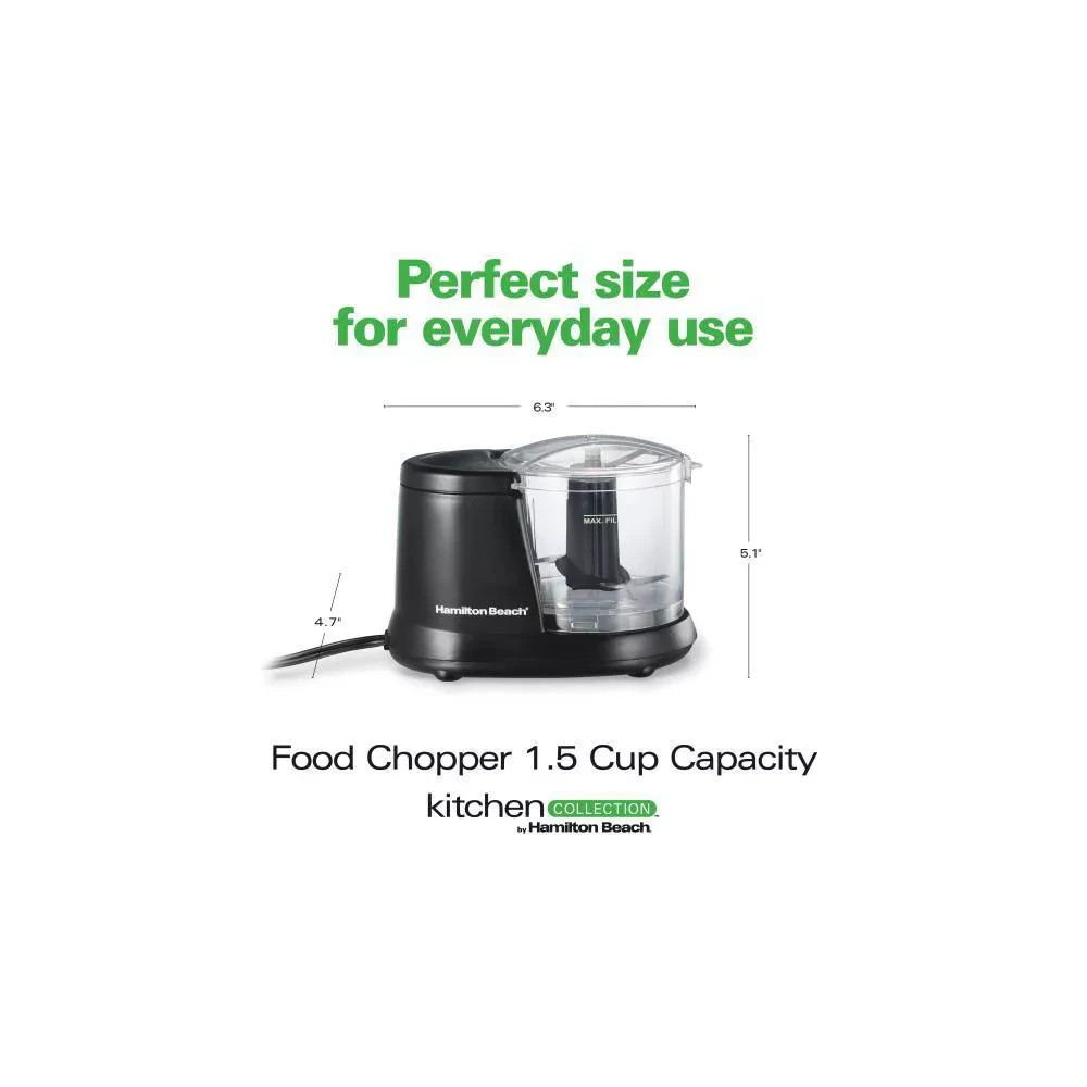 Kitchen Collection By Hamilton Beach 1.5 Cup Food Chopper 72410KC