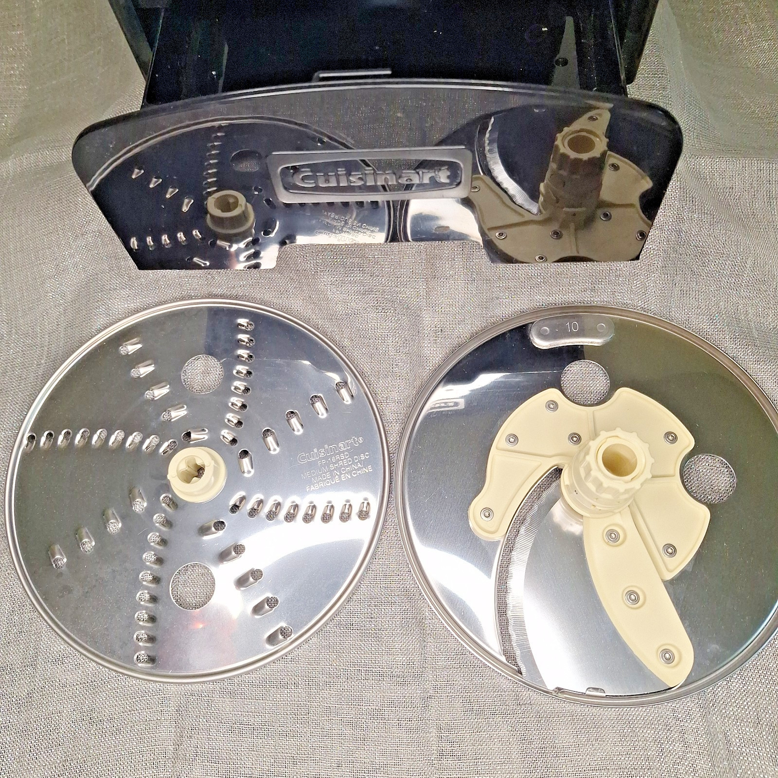 Cuisinart FP-16 FP-14 Elite Food Processor Blades Set Blade and Storage Case