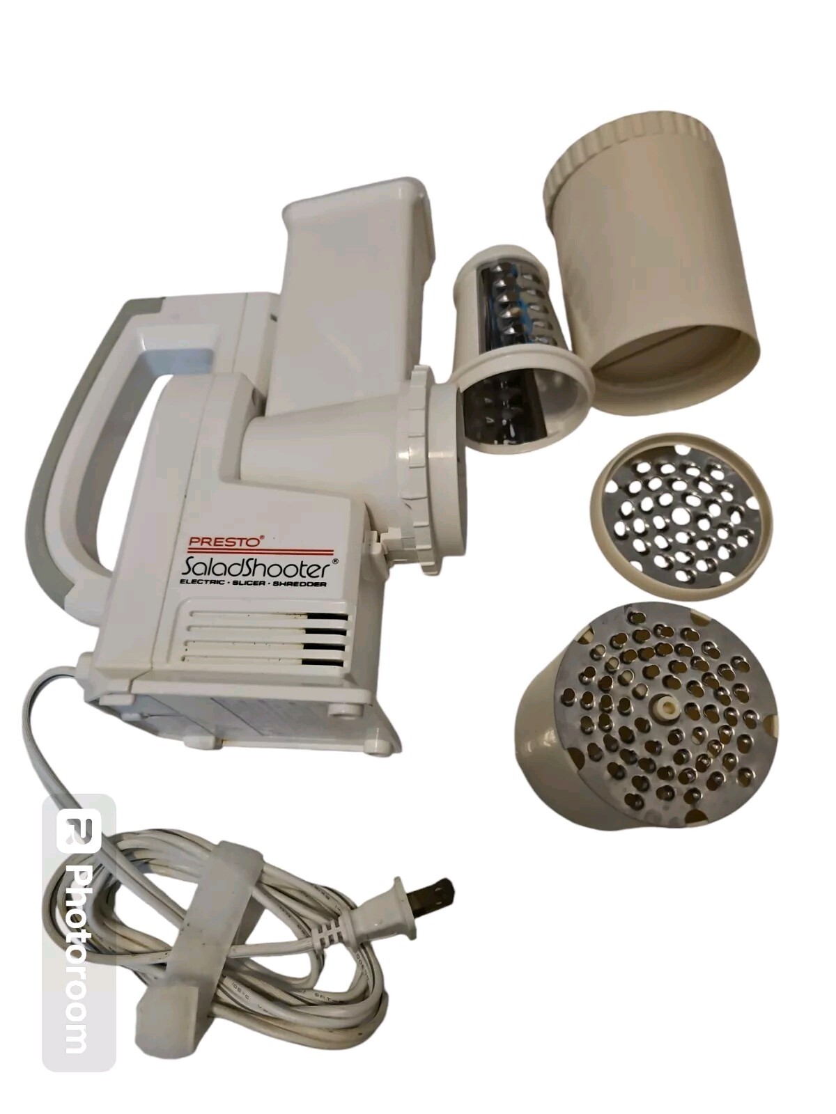 Presto 0291003 Salad Shooter Electric Slicer Shredder Kitchen Tool Excellent!
