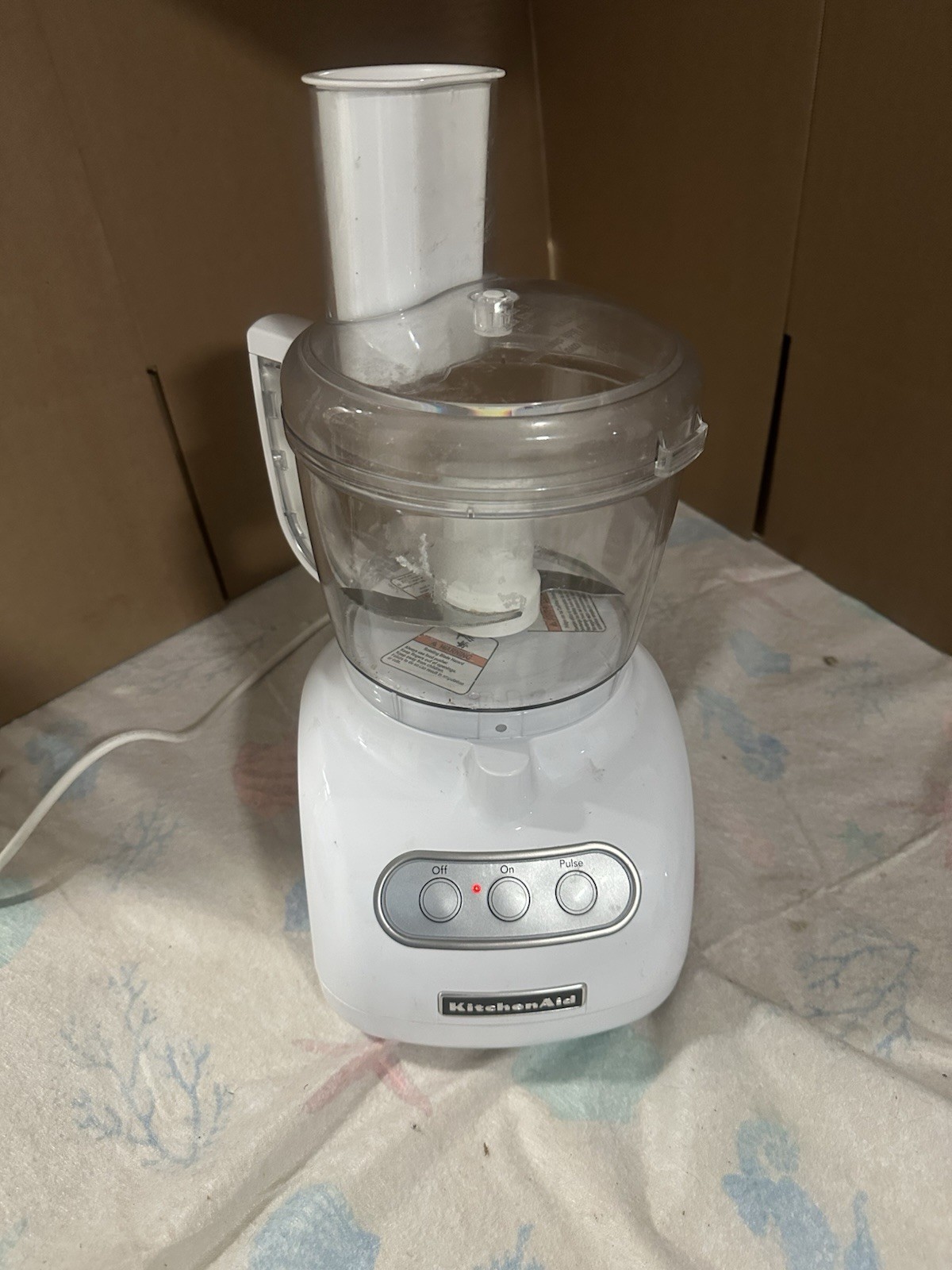 KitchenAid KFP0711CU 7-Cup Food Processor, Contour Silver