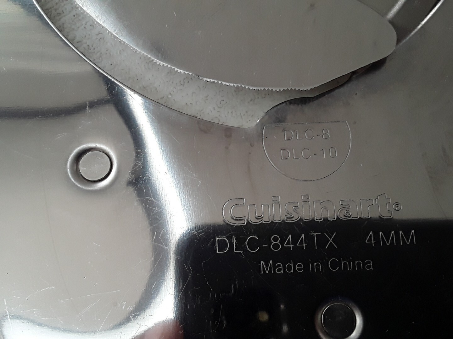 *** Cuisinart DLC-8 DLC-10 Food Processor DLC-844TX 4mm Slicing Disc Replacement