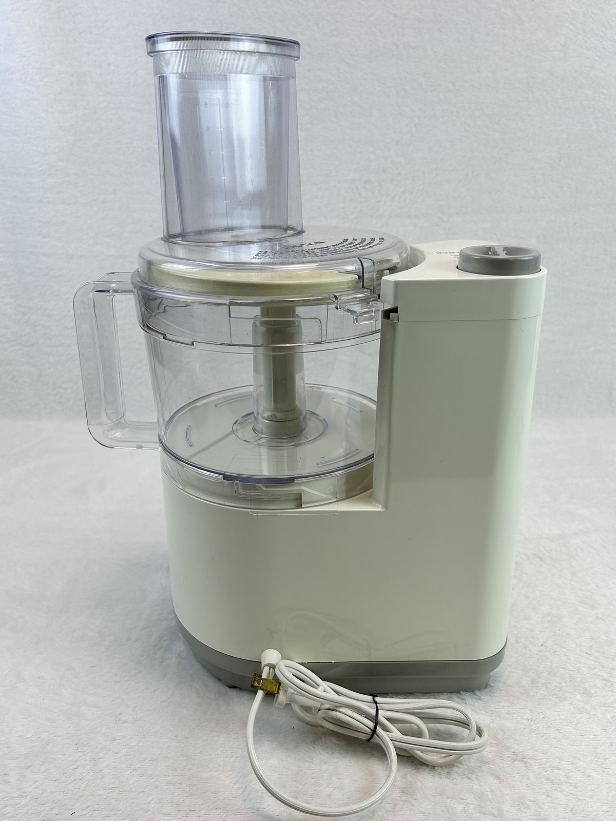Regal La Machine I Food Processor Vintage Off-White Cream w/ Slicing Blade