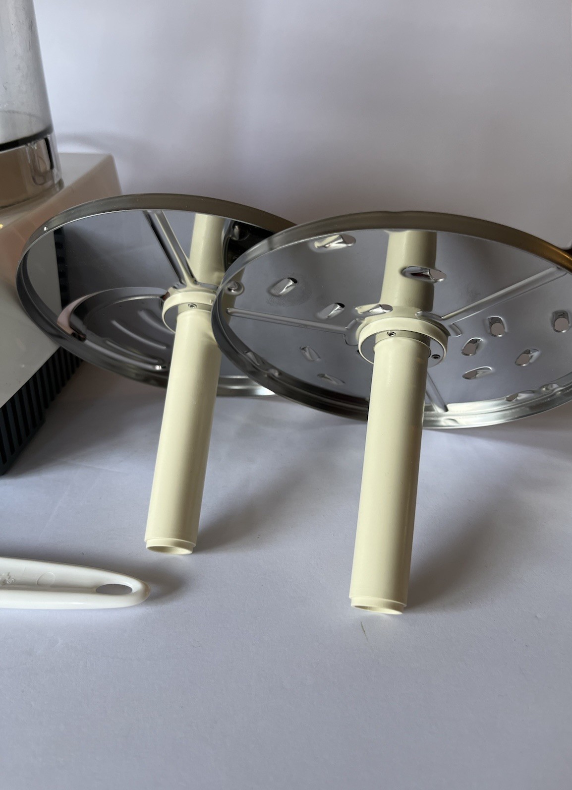 Vintage Cuisinart DLC-5 Food Processor Bowl Lid Pusher Slicing Chopping 7 Cup