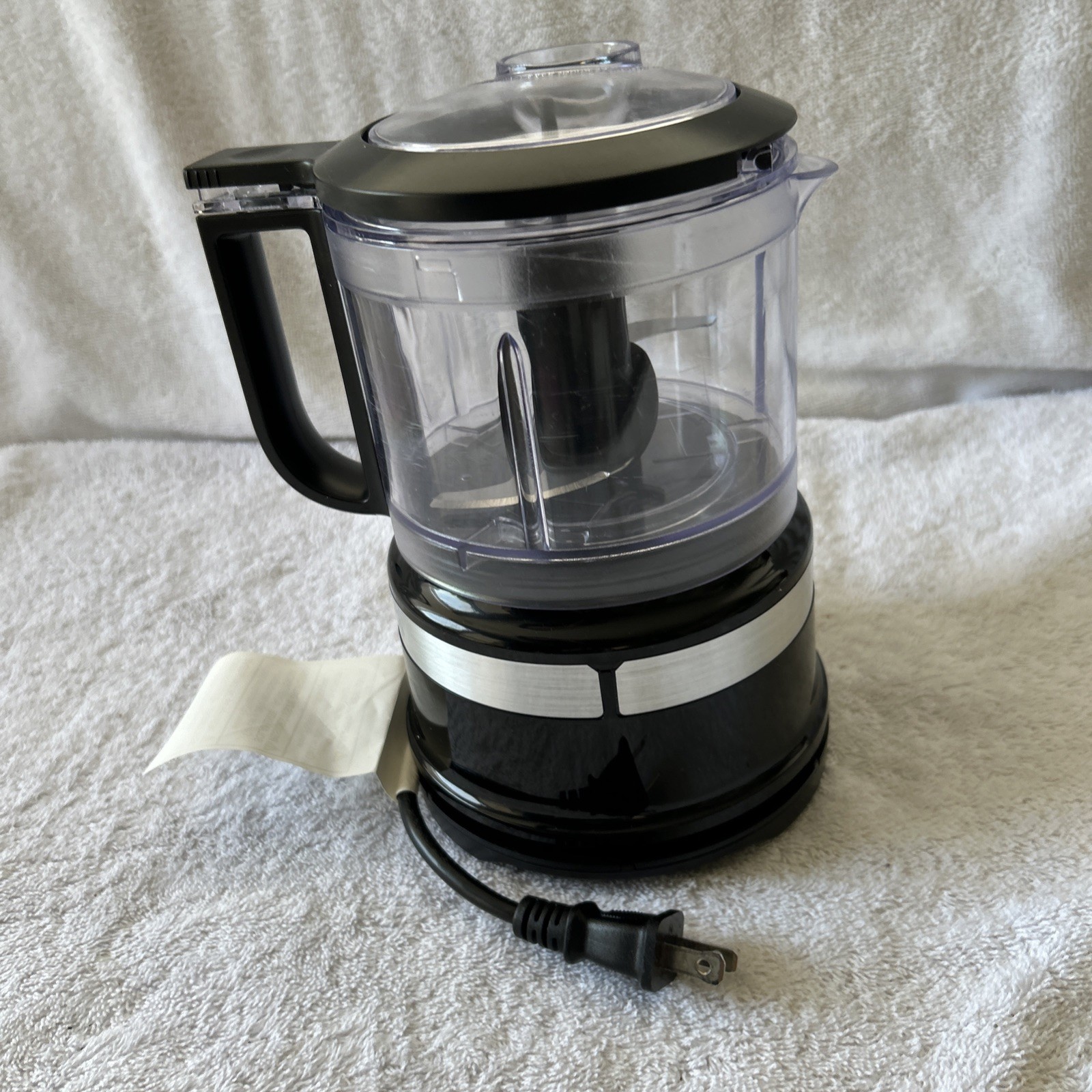 KitchenAid 3.5 Cup Food Chopper Model # KFC3516OB – Onyx Black – Mint Condition