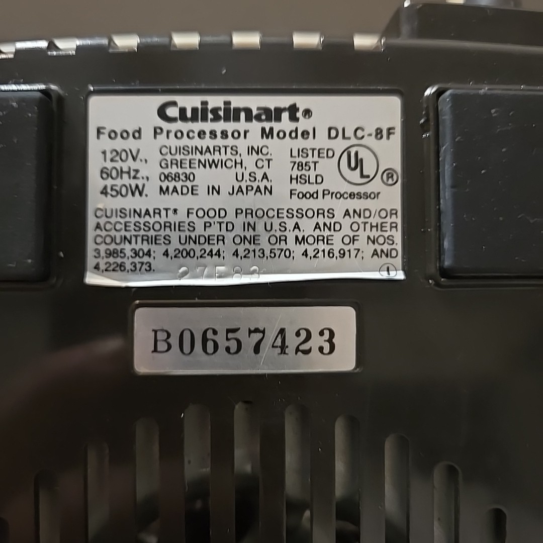 Cuisinart DLC-8F Base Only Tested Works Great