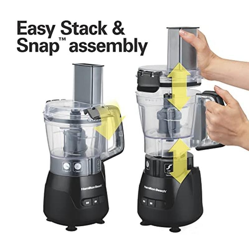 4-Cup Mini Food Processor Leak-Proof Bowl Easy Assembly Blend Chop Slice Shred