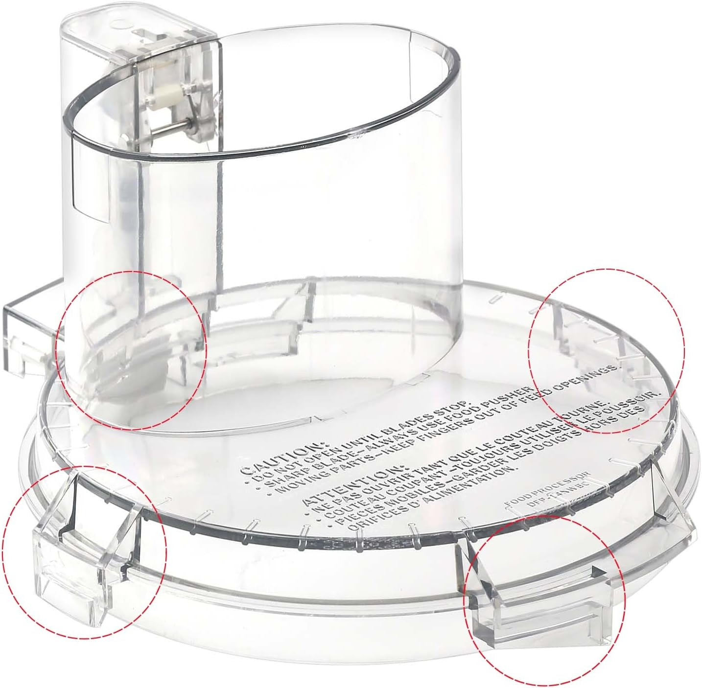 DFP-14 Food Processor Work Bowl Cover DFP-14NWBCT1 for Cuisinart Food Processor
