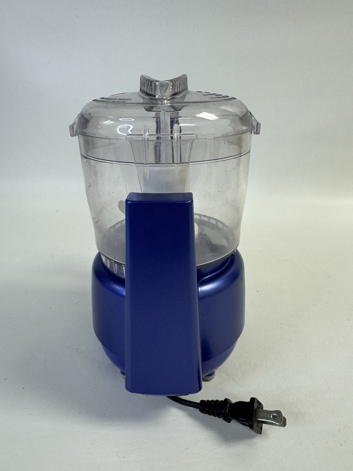 Cuisinart Mini Prep Plus Food Chopper 3 Cup Food Processor Blue DLC-2A WORKS
