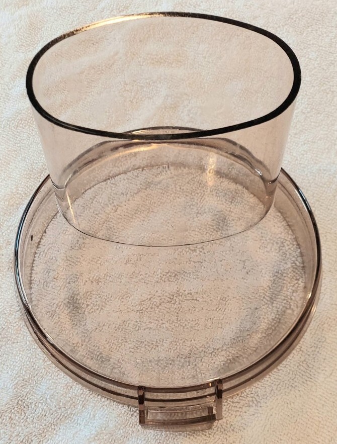 CUISINART Food Processor Work Bowl Lid Only Amber For DCL-10E